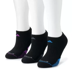 Adidas Women's Cushioned II 3-Pack No Show Sock 15 Adidas Women's Cushioned II 3-Pack No Show Sock -Adidas Clothing Shop 3652654 Black Purple