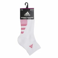Women's adidas Cushioned Quarter Sock 3-Pack -Adidas Clothing Shop 4492084 ALT10