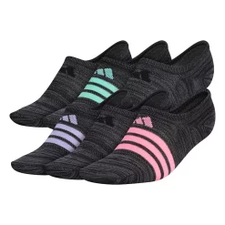 Women's adidas Superlite II Super No Show Sock 6-Pack -Adidas Clothing Shop 4507063 Black Onyx Space Dye