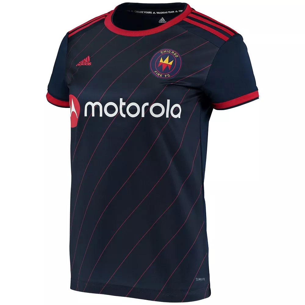 Women's adidas Navy Chicago Fire 2020 Replica Primary Jersey 3 Women's adidas Navy Chicago Fire 2020 Replica Primary Jersey - Image 3