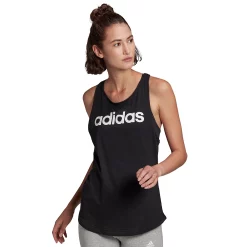 Women's adidas Essential Linear Tank 27 Women's adidas Essential Linear Tank -Adidas Clothing Shop 4626968 Black White