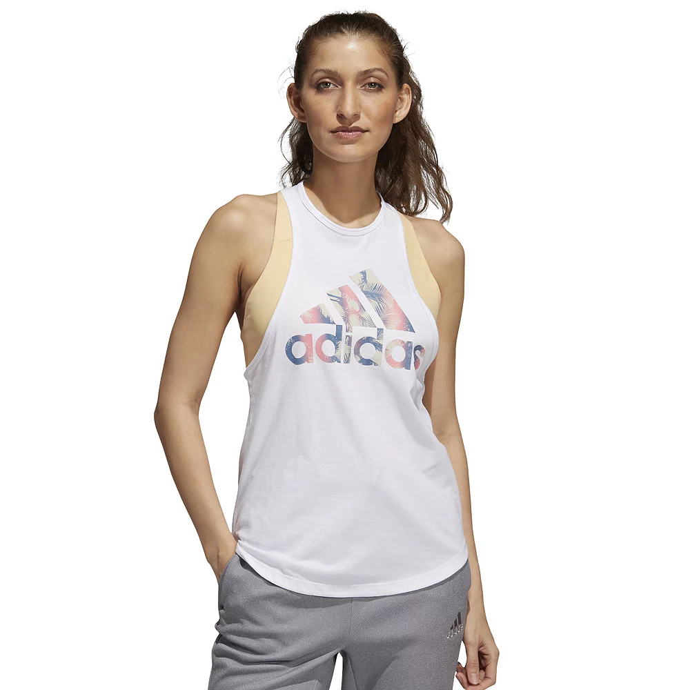 Women's adidas Essential Linear Tank 9 Women's adidas Essential Linear Tank - Image 9