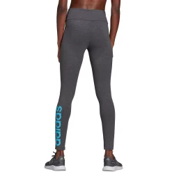 Women's adidas Essential Linear Logo High-Waisted Leggings -Adidas Clothing Shop 4627388 ALT