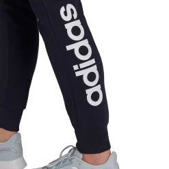 Women's adidas Linear Logo French Terry Jogger Pants -Adidas Clothing Shop 4627435 ALT2