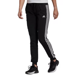 Women's adidas Essential 3-Stripe Jogger Pants -Adidas Clothing Shop 4628529 Black White