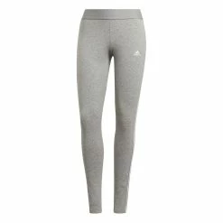 Women's adidas Essential 3-Stripe High-Waisted Leggings -Adidas Clothing Shop 4628536 ALT5