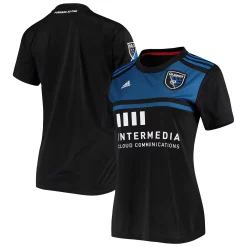 Women's adidas Black San Jose Earthquakes 2020 Replica Primary Jersey