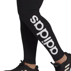 Plus Size adidas Essential Linear High-Waisted Leggings -Adidas Clothing Shop 4791042 ALT4