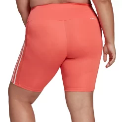 Plus Size adidas 3 Stripe Bike Shorts -Adidas Clothing Shop 4791067 ALT
