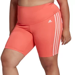 Plus Size adidas 3 Stripe Bike Shorts