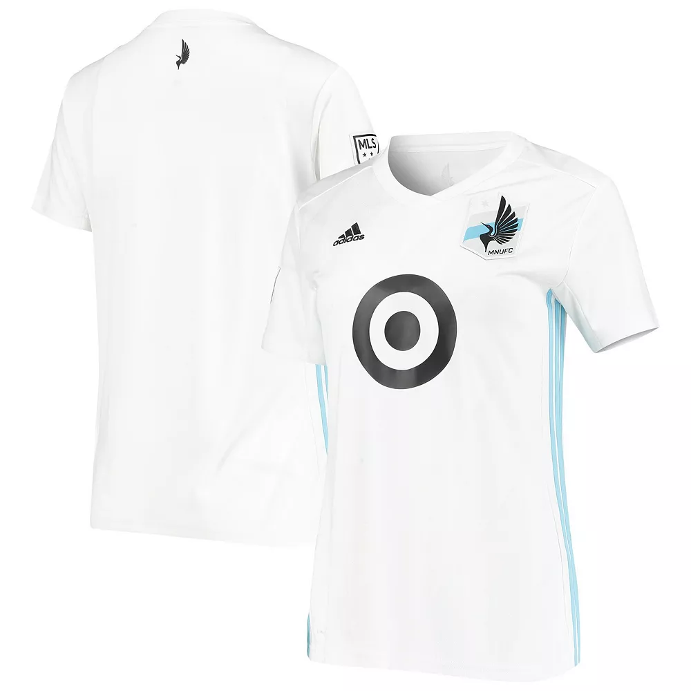 Women's adidas White Minnesota United FC 2020 Away Team Replica Jersey 1 Women's adidas White Minnesota United FC 2020 Away Team Replica Jersey