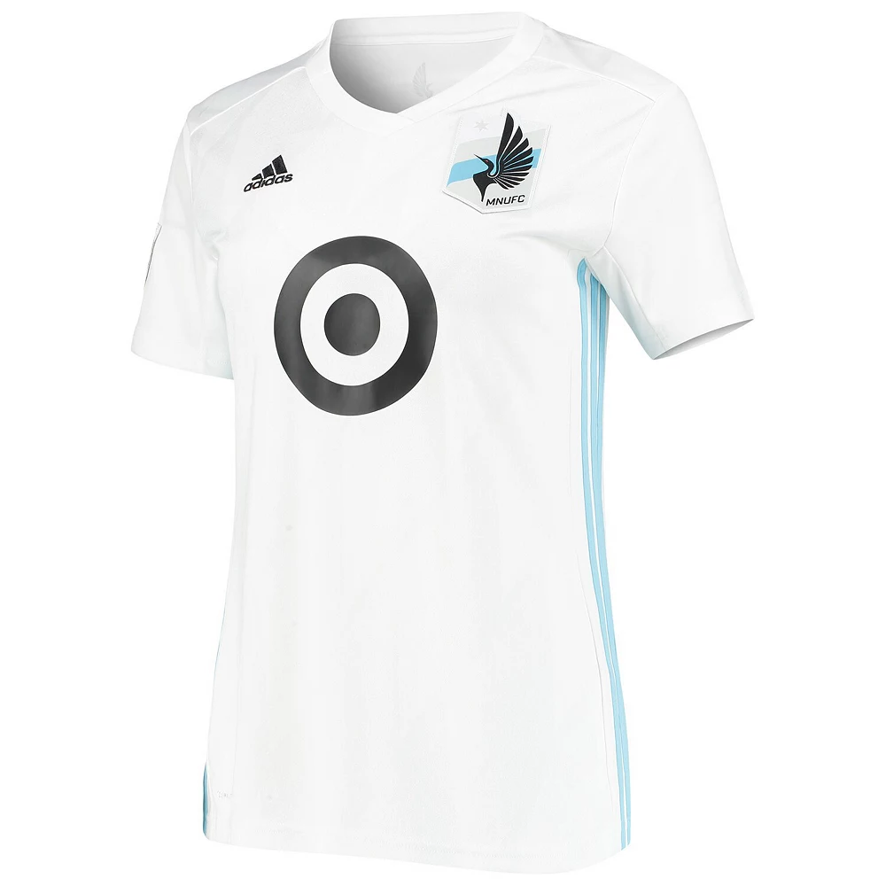 Women's adidas White Minnesota United FC 2020 Away Team Replica Jersey 2 Women's adidas White Minnesota United FC 2020 Away Team Replica Jersey - Image 2