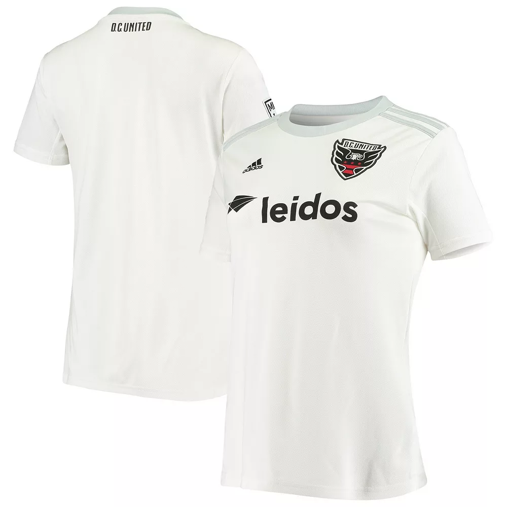 Women's adidas White D.C. United 2020 Away Team Replica Jersey 2 Women's adidas White D.C. United 2020 Away Team Replica Jersey - Image 2