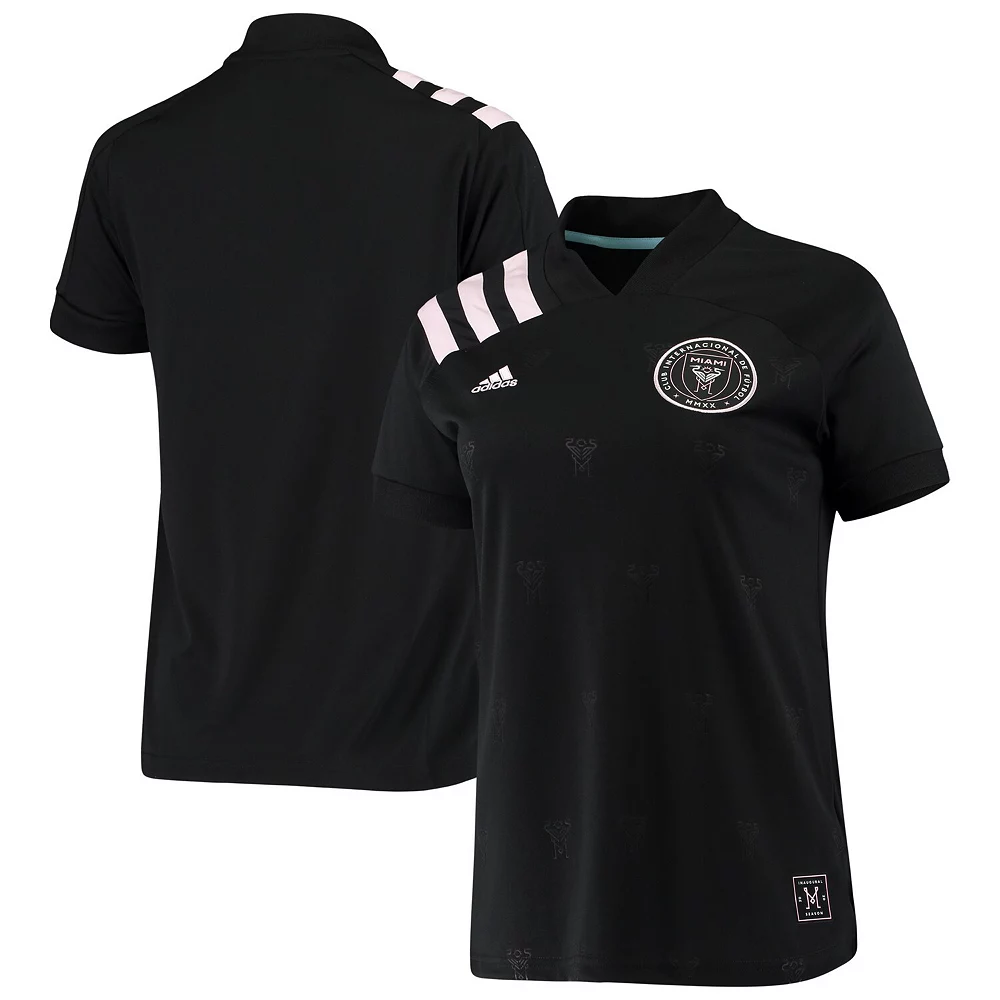 Women's adidas Black Inter Miami CF 2020 Away Team Replica Jersey 2 Women's adidas Black Inter Miami CF 2020 Away Team Replica Jersey - Image 2