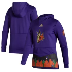 Women's adidas Purple Arizona Coyotes Reverse Retro Pullover Hoodie