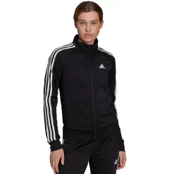 Women's adidas Essential Tricot Track Jacket -Adidas Clothing Shop 4935273 Black