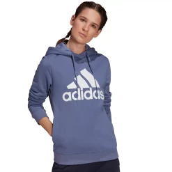 Women's adidas Essentials Logo Fleece Hoodie 13 Women's adidas Essentials Logo Fleece Hoodie -Adidas Clothing Shop 4975137 Orbit Violet White