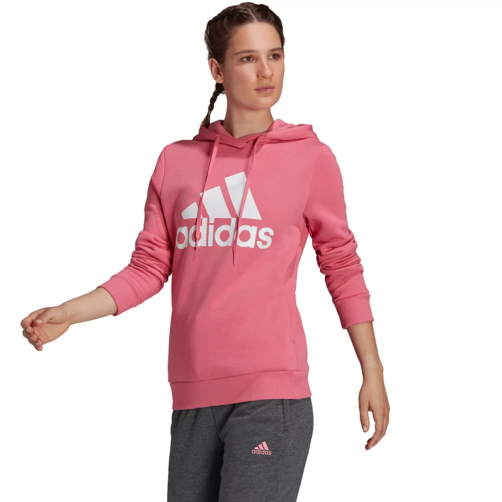 Women's adidas Essentials Logo Fleece Hoodie 2 Women's adidas Essentials Logo Fleece Hoodie - Image 2