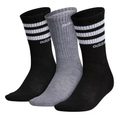Women's adidas 3-Stripe 3-Pack Crew Socks