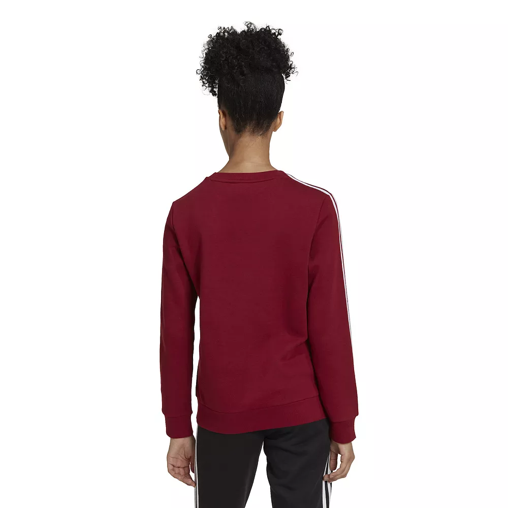 Women's adidas Essentials 3-Stripes Fleece Sweatshirt 10 Women's adidas Essentials 3-Stripes Fleece Sweatshirt - Image 10