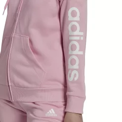 Women's adidas Essentials Logo Full-Zip Hoodie 7 Women's adidas Essentials Logo Full-Zip Hoodie -Adidas Clothing Shop 5125881 ALT3