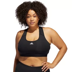Adidas Clothing Shop 11 Plus Size adidas Powerreact Training Medium-Support Sports Bra