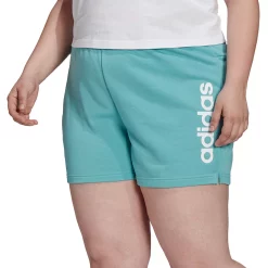Plus Size adidas French Terry Shorts -Adidas Clothing Shop 5164222 Mint Tone White