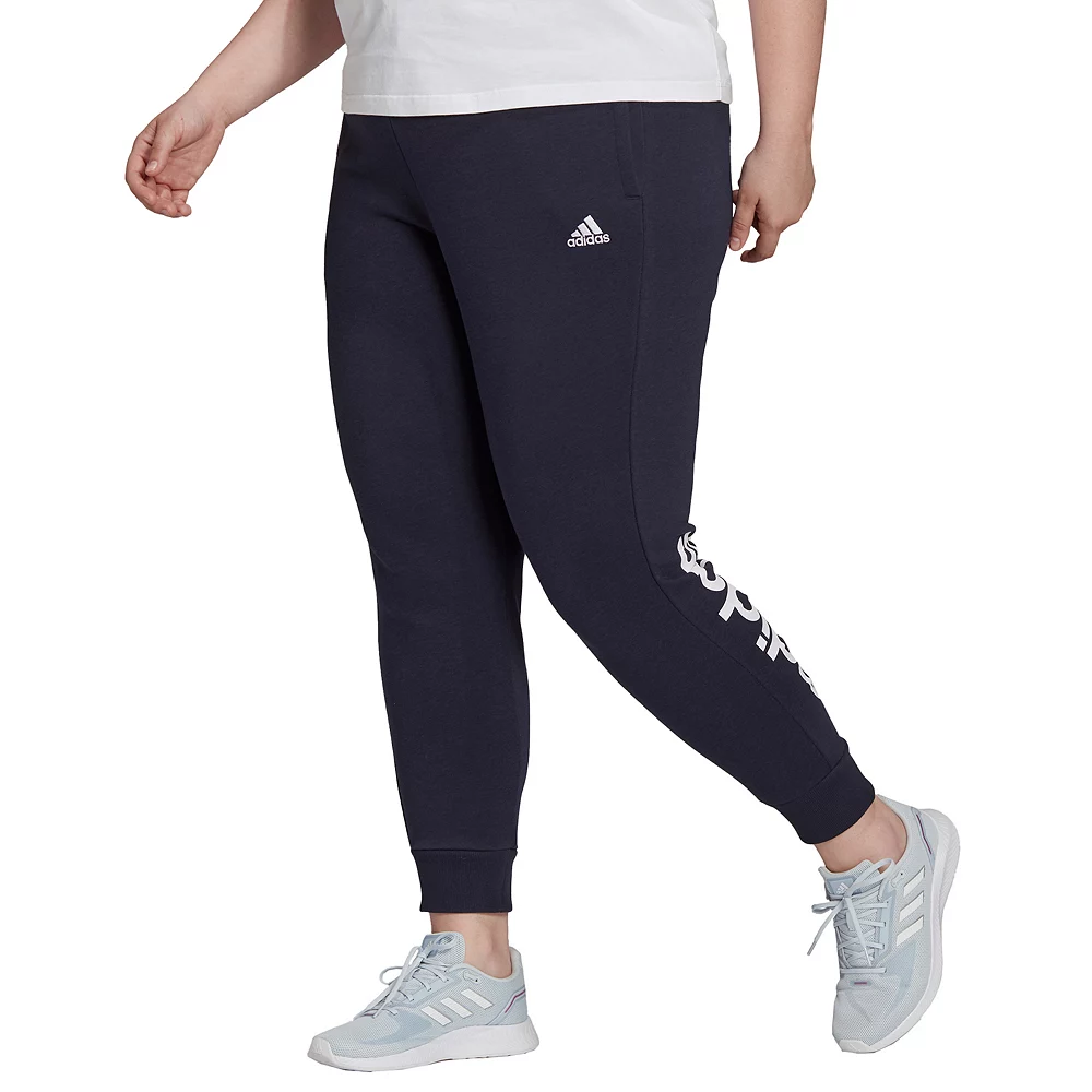 Plus Size adidas French Terry Joggers 2 Plus Size adidas French Terry Joggers - Image 2
