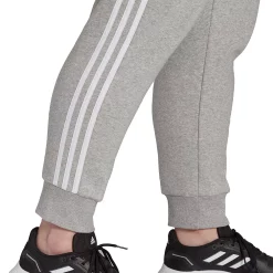 Plus Size adidas 3-Stripe Fleece Joggers -Adidas Clothing Shop 5164353 ALT3