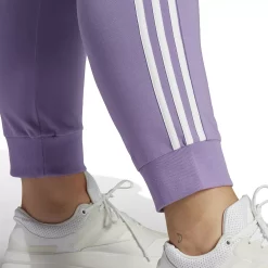 Plus Size adidas 3-Stripe Jersey Joggers -Adidas Clothing Shop 5199281 ALT3