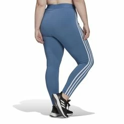 Plus Size adidas Essential 3-Stripe Leggings -Adidas Clothing Shop 5199326 ALT