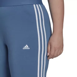 Plus Size adidas Essential 3-Stripe Leggings -Adidas Clothing Shop 5199326 ALT2