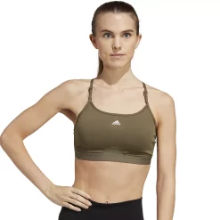 Adidas Aeroreact Training Light-Support Padded Sports Bra