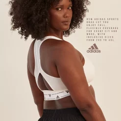 Adidas Powerreact Training Medium-Support Sports Bra -Adidas Clothing Shop 5200412 ALT4