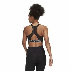 Adidas Powerreact Training Medium-Support Padded Sports Bra -Adidas Clothing Shop 5200416 ALT