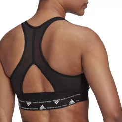 Adidas Powerreact Training Medium-Support Padded Sports Bra -Adidas Clothing Shop 5200416 ALT3