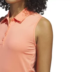 Women's adidas Ultimate365 Sleeveless Golf Polo -Adidas Clothing Shop 5218384 ALT3