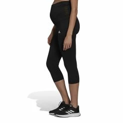 Maternity adidas High-Waisted Capri Leggings -Adidas Clothing Shop 5237161 ALT2