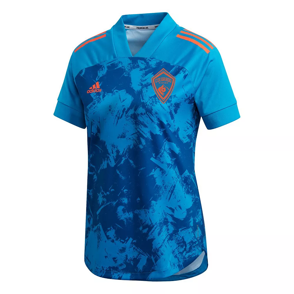 Women's adidas Blue Colorado Rapids 2021 Primeblue Replica Jersey 3 Women's adidas Blue Colorado Rapids 2021 Primeblue Replica Jersey - Image 3