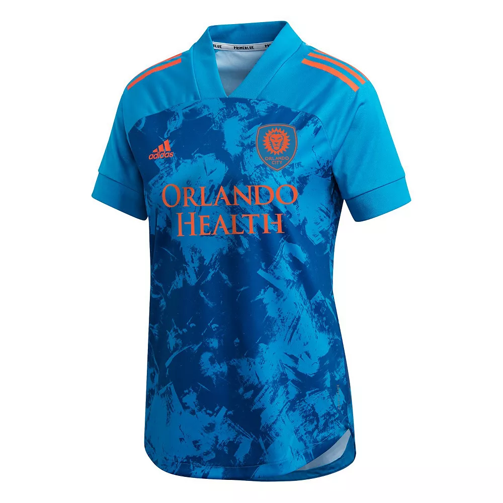 Women's adidas Blue Orlando City SC 2021 Primeblue Replica Jersey 3 Women's adidas Blue Orlando City SC 2021 Primeblue Replica Jersey - Image 3