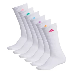 Women's adidas 6-Pack Athletic Crew Socks -Adidas Clothing Shop 5280339 ALT7