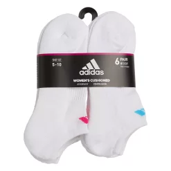 Women's adidas 6-Pack Athletic No-Show Socks -Adidas Clothing Shop 5280343 ALT8