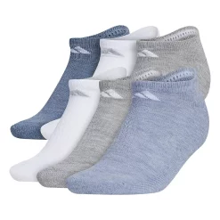 Women's adidas 6-Pack Athletic No-Show Socks -Adidas Clothing Shop 5280343 Heather Gray Washed