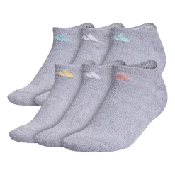 Women's adidas 6-Pack Athletic No-Show Socks -Adidas Clothing Shop 5280343 Medium Gray