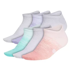 Adidas Clothing Shop 13 Women's adidas Superlite Badge Of Sport Gradient No-Show Sock 6-Pack