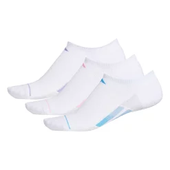 Women's adidas Superlite Stripe No-Show Socks 3-Pack -Adidas Clothing Shop 5359875 ALT6