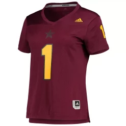 Women's adidas #1 Maroon Arizona State Sun Devils Player Replica Football Jersey 5 Women's adidas #1 Maroon Arizona State Sun Devils Player Replica Football Jersey -Adidas Clothing Shop 5412651 ALT2