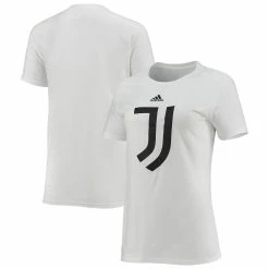 Women's adidas White Juventus Logo Amplifier T-Shirt