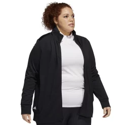 Plus Size adidas Textured Full-Zip Jacket -Adidas Clothing Shop 5491207 ALT2