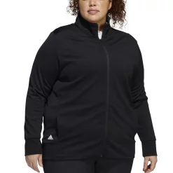 Plus Size adidas Textured Full-Zip Jacket -Adidas Clothing Shop 5491207 ALT5